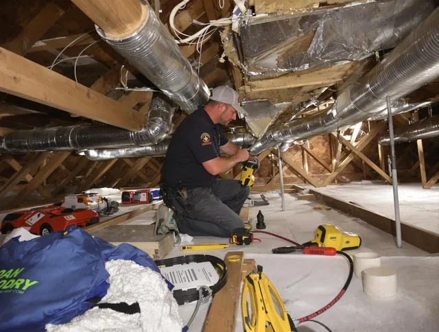 Professional air duct repair by Weston Air Duct Cleaning in Weston