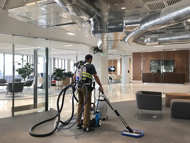 Commercial duct cleaning service by Weston Air Duct Cleaning in Weston