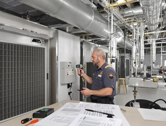 Professional filter system inspection by Weston Air Duct Cleaning in Weston